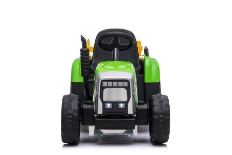 Traktor na Akumulator z Przyczepą XMX611 Pilot Światła LED Zielony LEAN CARS