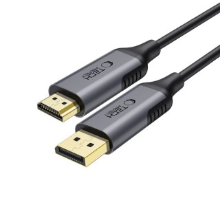 Kabel przewód DisplayPort - HDMI UltraBoost 2.0 4K 60Hz 2m - czarny