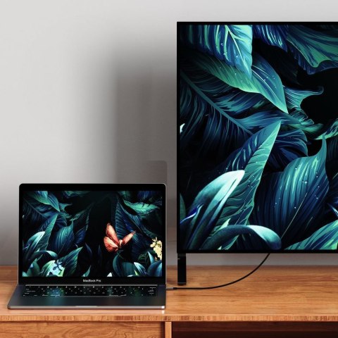 Kabel przewód DisplayPort - HDMI UltraBoost 2.0 4K 60Hz 2m - czarny