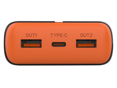 Power bank EnerGen 20000mAh PD+QC3.0 czarno-pomarańczowy