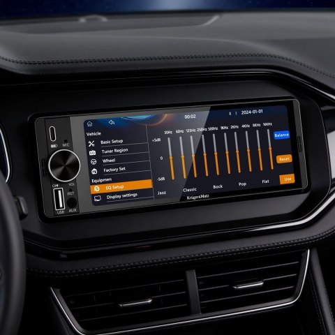 KRUGER&MATZ RADIO SAMOCHODOWE KM2016 CARPLAY/ANDROIDAUTO 1DIN