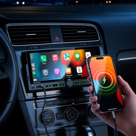 KRUGER&MATZ RADIO SAMOCHODOWE KM2017 CARPLAY/ANDROIDAUTO 1DIN