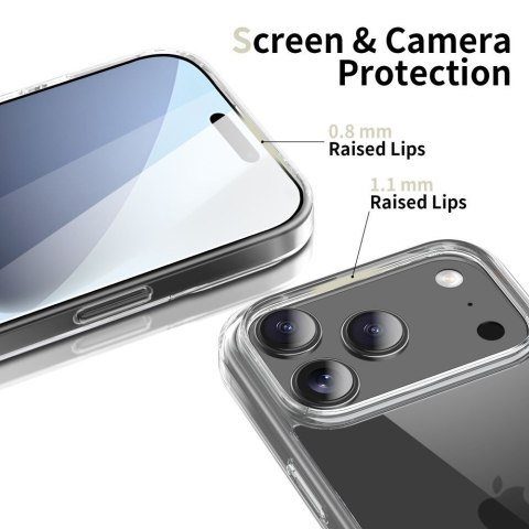 Etui pokrowiec case na iPhone 17 Pro FlexAir Hybrid - przezroczyste