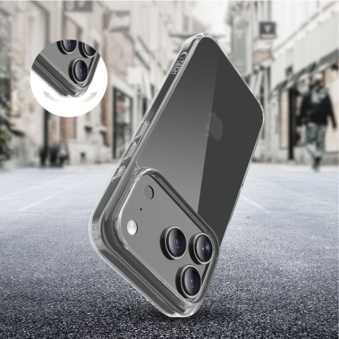 Etui pokrowiec case na iPhone 17 Pro FlexAir Hybrid - przezroczyste