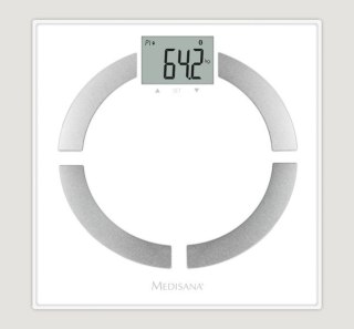 Waga analityczna Connect Medisana BS 444 do 8 użytkowników | Bluetooth | biały