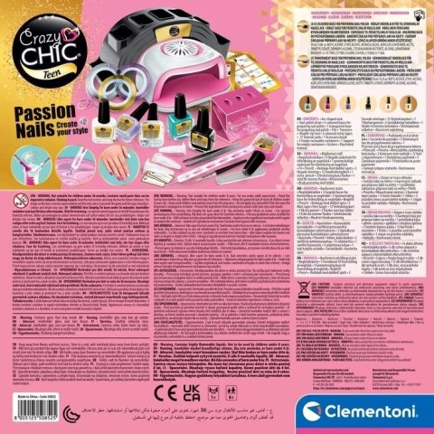 Zestaw Clementoni - Salon stylizacji paznokci Crazy Chic