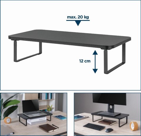 GEMBIRD PODSTAWKA POD MONITOR/NOTEBOOK (KSZTAŁT PROSTOKĄTA)