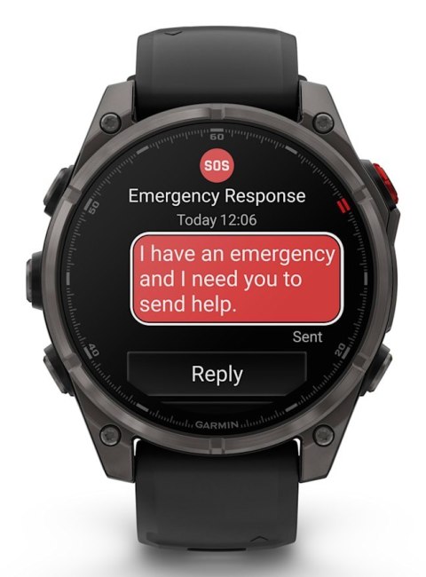 Zegarek sportowy Garmin fenix 8 PRO 47mm AMOLED Sapphire Carbon Gray