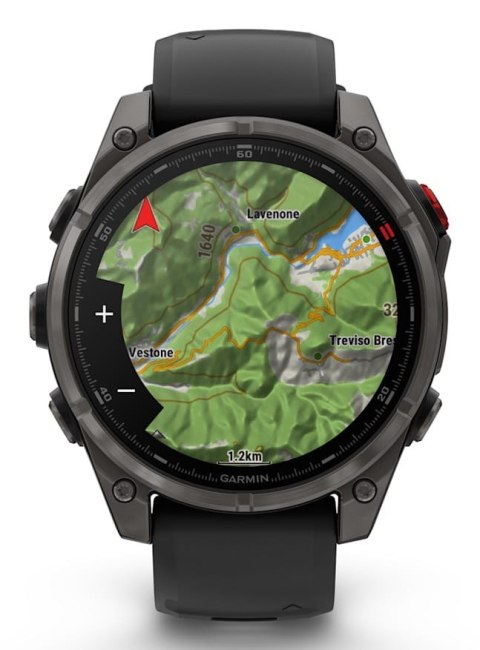Zegarek sportowy Garmin fenix 8 PRO 47mm AMOLED Sapphire Carbon Gray