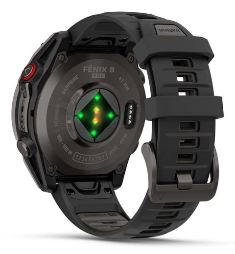 Zegarek sportowy Garmin fenix 8 PRO 47mm AMOLED Sapphire Carbon Gray