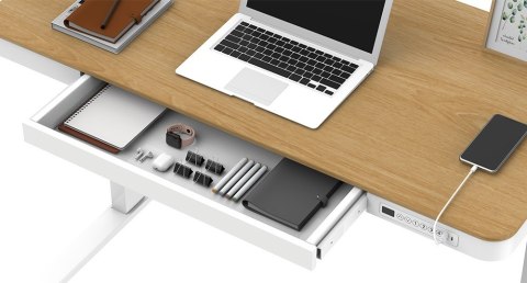 Biurko ACTIVEJET z el.reg.wys. 120x60 ET119S bi/dąd