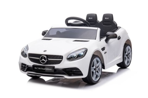 Auto Na Akumulator Mercedes SLC 300 Światła LED MP3 Pilot Biały LEAN CARS