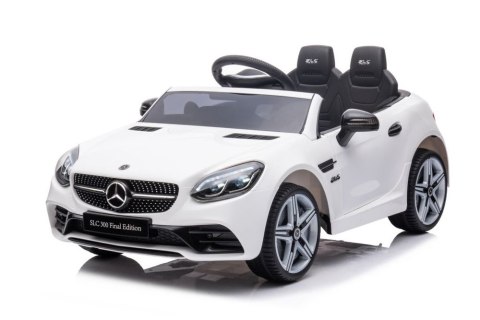 Auto Na Akumulator Mercedes SLC 300 Światła LED MP3 Pilot Biały LEAN CARS
