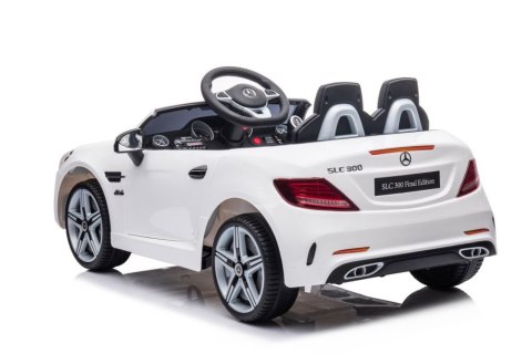 Auto Na Akumulator Mercedes SLC 300 Światła LED MP3 Pilot Biały LEAN CARS