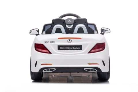 Auto Na Akumulator Mercedes SLC 300 Światła LED MP3 Pilot Biały LEAN CARS