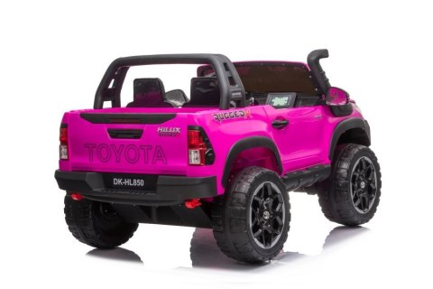 Auto Na Akumulator Toyota Hilux Światła LED MP3 Pilot Różowy LEAN CARS