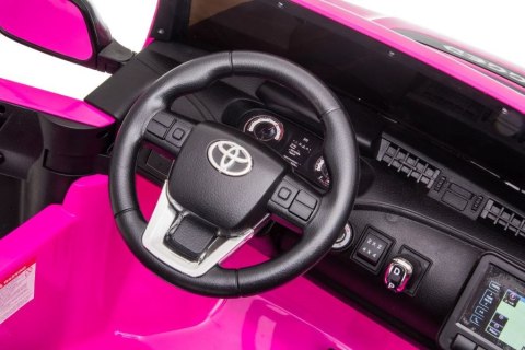 Auto Na Akumulator Toyota Hilux Światła LED MP3 Pilot Różowy LEAN CARS