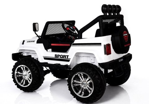 Auto na Akumulator S2388 Pilot Światła LED Radio Jeep Biały 4x45W LEAN CARS