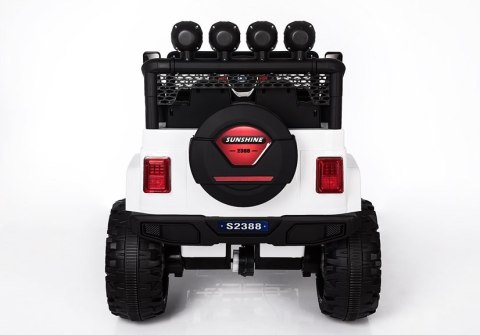 Auto na Akumulator S2388 Pilot Światła LED Radio Jeep Biały 4x45W LEAN CARS
