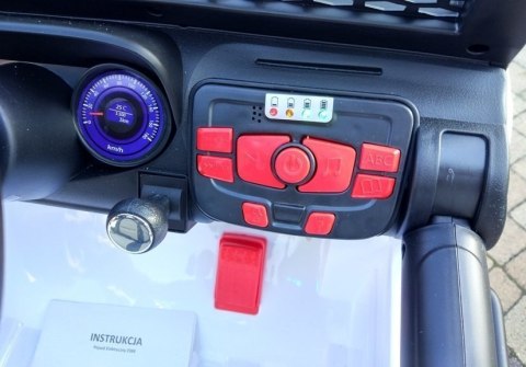 Auto na Akumulator S2388 Pilot Światła LED Radio Jeep Biały 4x45W LEAN CARS