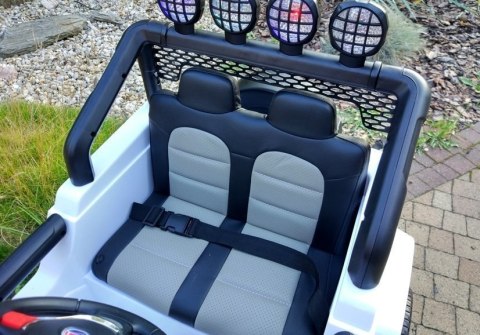 Auto na Akumulator S2388 Pilot Światła LED Radio Jeep Biały 4x45W LEAN CARS