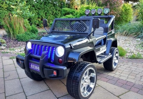 Auto na Akumulator S2388 Jeep Czarny 4x45W LEAN CARS