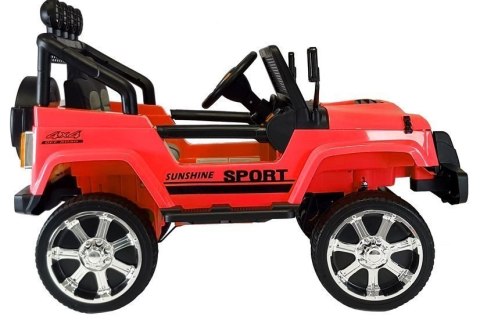 Auto na Akumulator S2388 Pilot Światła LED Radio Jeep Czerwony 4x45W LEAN CARS