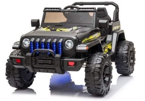 Auto Na Akumulator Dla Dzieci CH9956 Światła LED Pilot Czarny LEAN CARS