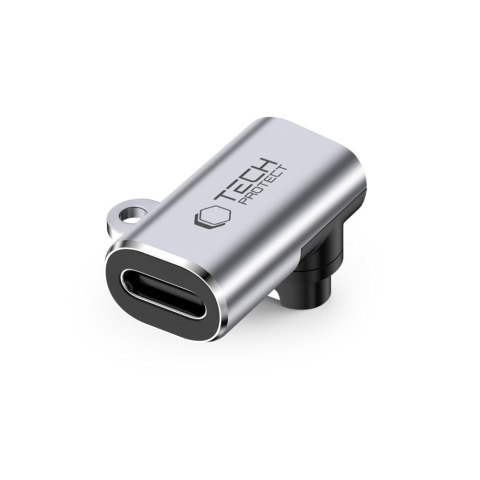 Adapter przejściówka kątowa USB-C do zegarka Garmin - szary
