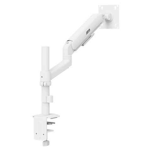 ERGO OFFICE UCHWYT / WIESZAK NA MONITOR SPRĘŻYNA GAZOWA, 17"-32", 1-10KG, BIAŁY MAT, MAX. VESA 100X100 ER-691 W