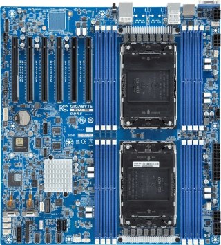 Płyta główna Gigabyte MS73-HB1 2x LGA4677 Intel Xeon Scalable 4/5gen C741 (16x DIMM, 3x SlimSAS (12x SATA), 2xM.2, 2x1Gbe, IPMI,