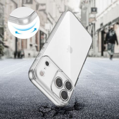 Etui pokrowiec case na iPhone 17 Pro Max FlexAir - przezroczysty