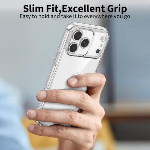 Etui pokrowiec case na iPhone 17 Pro Max FlexAir - przezroczysty