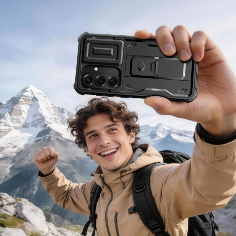 Etui pokrowiec na Samsung Galaxy S26 Kevlar Cam+ - czarny