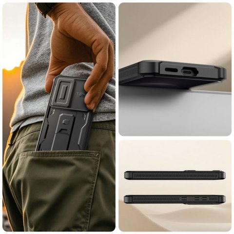 Etui pokrowiec na Samsung Galaxy S26 Kevlar Cam+ - czarny