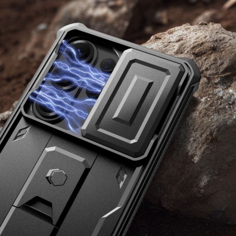 Etui pokrowiec na Samsung Galaxy S26 Ultra Kevlar Cam+ - czarny