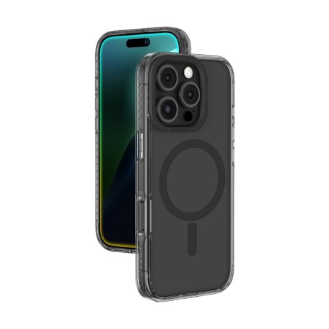 Etui silikonowe do iPhone 16 Pro Max Titan Pro Mag Case - czarne