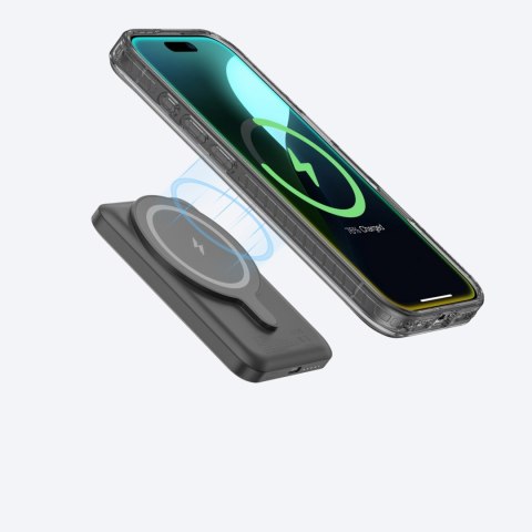 Etui silikonowe do iPhone 16 Pro Max Titan Pro Mag Case - czarne