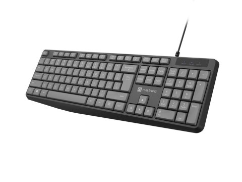 Klawiatura Nautilus US Slim 1.8m czarno-szara