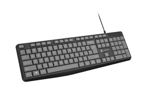 Klawiatura Nautilus US Slim 1.8m czarno-szara