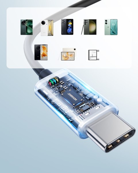 Zestaw słuchawkowy słuchawki douszne USB-C kabel 1.2m czarne