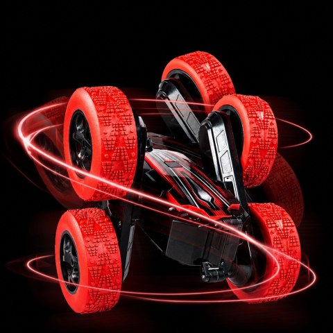 Samochód Kaskaderski Zdalnie Sterowany RC Gestami 360° Czerwony