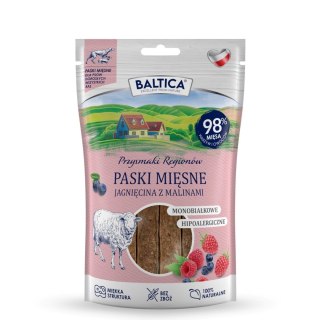 BALTICA Przysmaki Mięsne paski Jagnięcina z malinami 90g