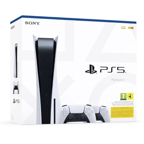 Konsola Sony PlayStation 5 Slim 1Tb white +2 kontrolery