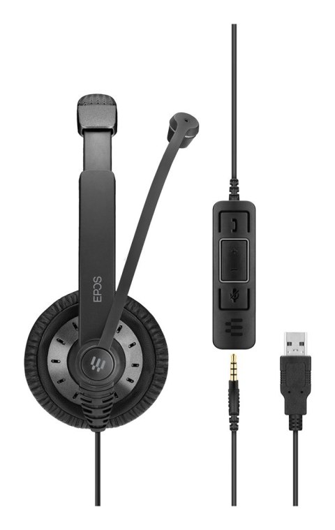 Słuchawki nauszne przewodowe EPOS SC75 USB MS