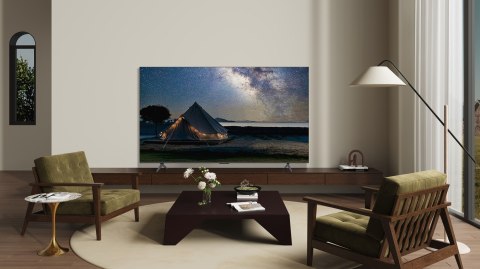 Telewizor TCL 55P7K QLED 55'' 4K Ultra HD Google TV Dolby Atmos DVB-T2 Metaliczny