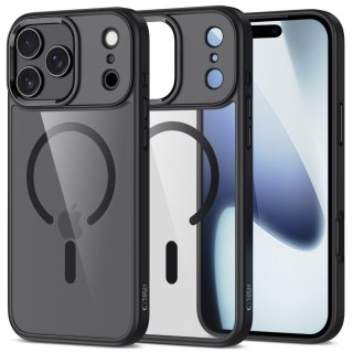 Etui case na iPhone 17 Pro MagMat MagSafe - przezroczysto-czarne