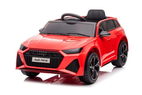 Pojazd na Akumulator Audi RS6 BRD-2118 Czerwony LEAN CARS