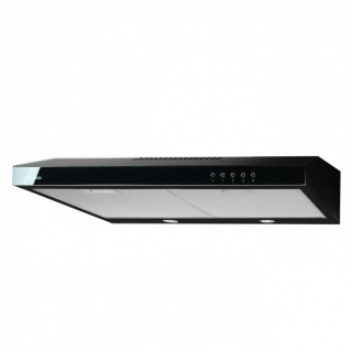 Okap do zabudowy AKPO WK-7 K GLASS 60 cm | LED | czarne szkło