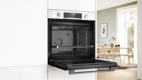 Piekarnik elektryczny Bosch HBG536EW4 Serie 6 71 l | AirFry | piroliza | termosonda | biały